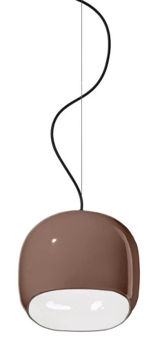 Lampa wisząca z ceramiki Ferroluce C2550 Moka Ayrton Deco