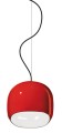 Lampa wisząca z ceramiki Ferroluce C2550 Rosso Ayrton Deco