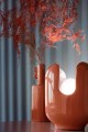 Lampa stołowa ceramiczna Ferroluce C2590 Arancio Poke Batucada Deco