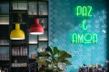 Lampa wisząca ceramiczna Ferroluce C2400 Grigio Castello Caxixi Deco