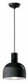 Lampa wisząca ceramiczna Ferroluce C2400 Nero Carbone Caxixi Deco