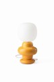 Lampa stołowa designerska ceramiczna Ferroluce C2680 Giallo Copacabana Deco