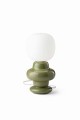 Lampa stołowa designerska ceramiczna Ferroluce C2680 Verde Salvia Copacabana Deco