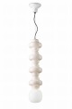 Lampa wisząca ceramiczna designerska Ferroluce C2682 Crema Copacabana Deco