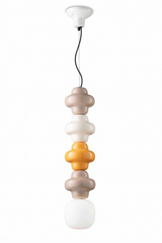Lampa wisząca ceramiczna designerska Ferroluce C2683 Mix Copacabana Deco