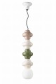 Lampa wisząca ceramiczna designerska Ferroluce C2684 Mix Copacabana Deco