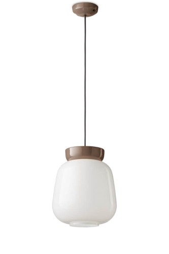 Lampa wisząca Ferroluce C2742 Moka+Bianco Latte Corcovado Deco