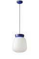 Lampa wisząca Ferroluce C2742 Blu Robot+Bianco Latte Corcovado Deco