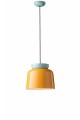 Lampa wisząca ceramiczna Ferroluce C2744 Azzurro+Giallo Corcovado Deco