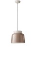 Lampa wisząca ceramiczna Ferroluce C2744 Moka+Crema Corcovado Deco