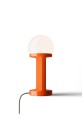 Lamp stołowa ceramiczna szklana Ferroluce C2780 Arancio Volpe Habea Deco
