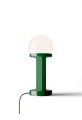 Lamp stołowa ceramiczna szklana Ferroluce C2780 Verde Bali Habea Deco