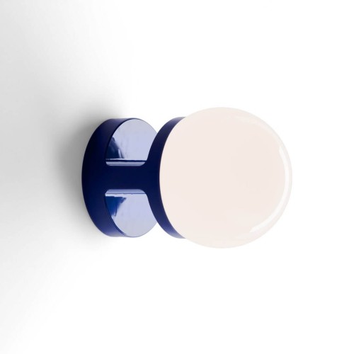 Kinkiet ceramiczny szklany Ferroluce C2782 Blu Robot Habea Deco