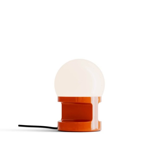 Lampa stołowa ceramiczna szklana Ferroluce C2783 Arancio Volpe Habea Deco