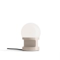Lampa stołowa ceramiczna szklana Ferroluce C2783 Crema Habea Deco