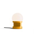 Lampa stołowa ceramiczna szklana Ferroluce C2783 Giallo Habea Deco