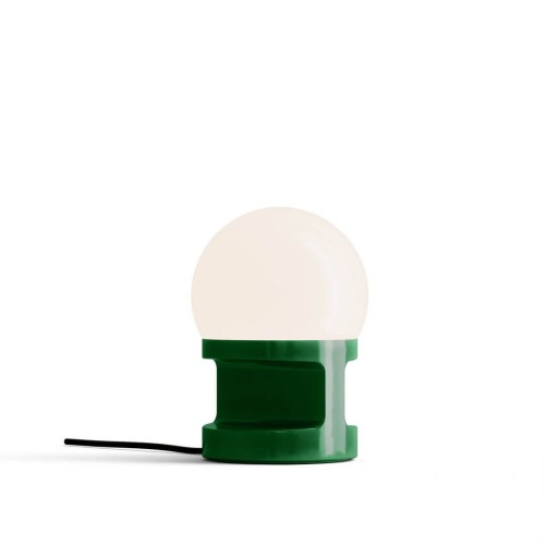 Lampa stołowa ceramiczna szklana Ferroluce C2783 Verde Bali Habea Deco