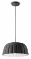 Lampa wisząca ceramiczna matowa Ferroluce C2570 Grigio Nerastro Madame Gres Deco