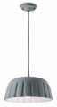 Lampa wisząca ceramiczna matowa Ferroluce C2570 Grigio Tele Madame Gres Deco