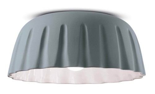 Plafon ceramiczny matowy Ferroluce C2572 Grigio Tele Madame Gres Deco