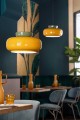 Lampa wisząca ceramiczna Ferroluce C2741 Verde Salvia+Giallo Maracana Deco