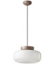 Lampa wisząca szklana ceramiczna Ferroluce C2743 Moka+Bianco Latte Maracana Deco