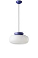 Lampa wisząca szklana ceramiczna Ferroluce C2743 Blu Robot+Bianco Latte Maracana Deco