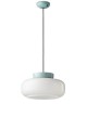 Lampa wisząca szklana ceramiczna Ferroluce C2743 Azzurro+Bianco Latte Maracana Deco