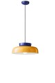 Lampa ceramiczna wisząca Ferroluce C2745 Blu Robot+Giallo Maracana Deco