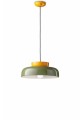 Lampa ceramiczna wisząca Ferroluce C2745 Giallo+Verde Maracana Deco