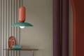 Lampa ceramiczna Ferroluce C2630 Crema+Grigio Sabbia Pau Deco