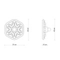 Lampa ścienna / kinkiet Ferroluce C2800 Mix Phytia Deco