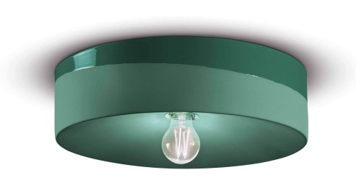 Plafon ceramiczny Ferroluce C1792 Verde Bottiglia PI Deco