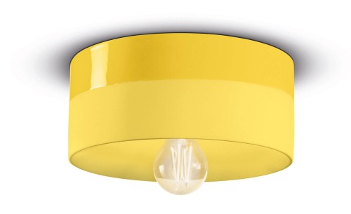 Plafon z ceramiki Ferroluce C1793 Giallo Limone PI Deco