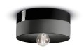 Plafon z ceramiki Ferroluce C1793 Nero Carbone PI Deco