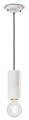 Lampa z ceramiki mat i blask wisząca Ferroluce C2501 Bianco Grezzo PI Deco