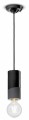 Lampa z ceramiki mat i blask wisząca Ferroluce C2501 Nero Carbone PI Deco