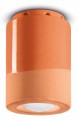 Lampa sufitowa ceramiczna punktowa Ferroluce C985 Arancio Pesca PI Deco