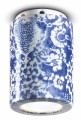 Lampa sufitowa ceramiczna punktowa Ferroluce C985 Ming Blu PI Deco