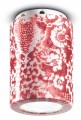 Lampa sufitowa ceramiczna punktowa Ferroluce C985 Ming Rosso PI Deco
