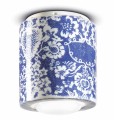 Lampa ceramiczna sufitowa punktowa Ferroluce C986 Ming Blu PI Deco