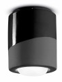 Lampa ceramiczna sufitowa punktowa Ferroluce C986 Nero Carbone PI Deco