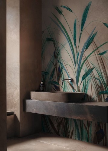 Fototapeta z motywem traw Wall&Deco WET_AD2501 Arundo WET SYSTEM 2025
