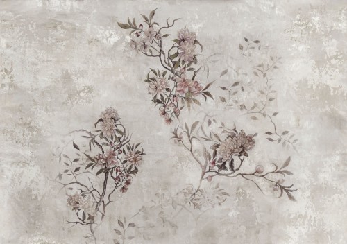 Fototapeta z kwiatami w stylu vintage Wall&Deco WET_DA2502 Dalida WET SYSTEM 2025