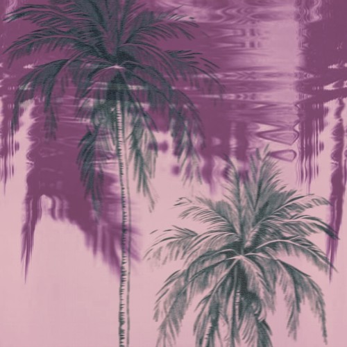 Fototapeta tropikalne odbicie Wall&Deco WET_DF2502 De Focus WET SYSTEM 2025