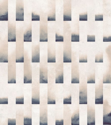 Fototapeta z geometrycznym motywem fal Wall&Deco WET_OD2502 Onde WET SYSTEM 2025