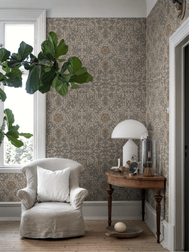 Mural w stylu secesyjnym Boras Tapeter Studio 9734W Rosenvinge Grand