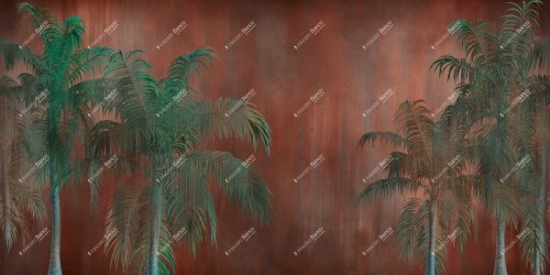 Fototapeta palmy Inkiostro Bianco ARBOLES INKTDLI2501 Flamenco