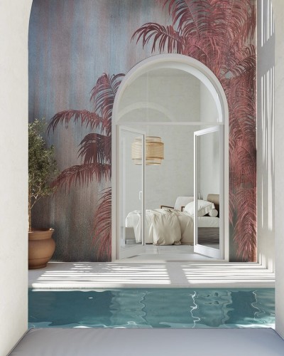 Fototapeta palmy Inkiostro Bianco ARBOLES INKTDLI2503 Flamenco