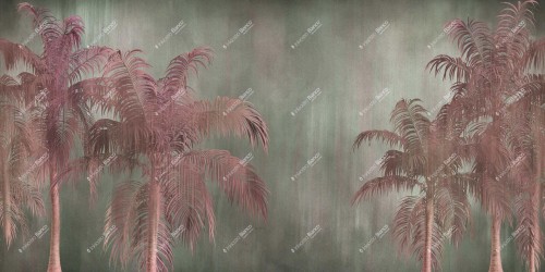 Fototapeta palmy Inkiostro Bianco ARBOLES INKTDLI2505 Flamenco